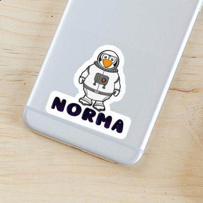 Norma Sticker Astronaut Image