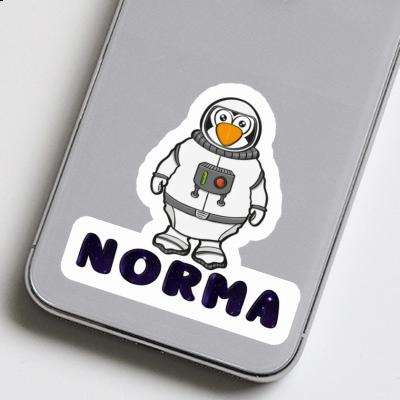 Norma Sticker Astronaut Image