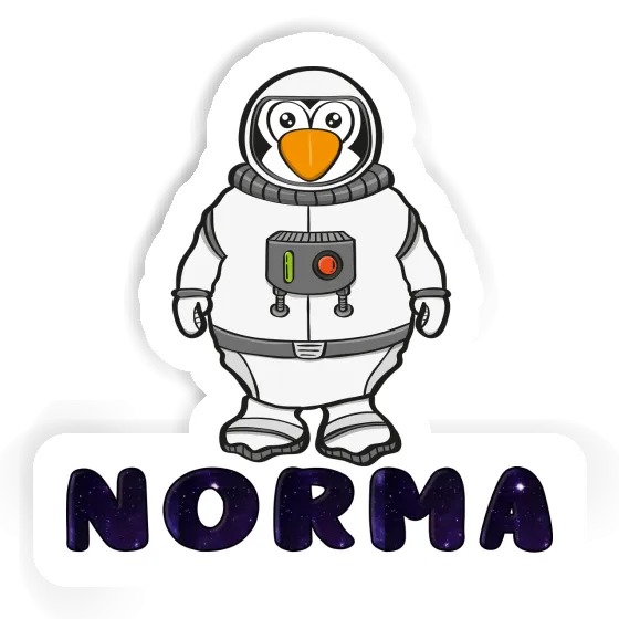 Astronaute Autocollant Norma Laptop Image