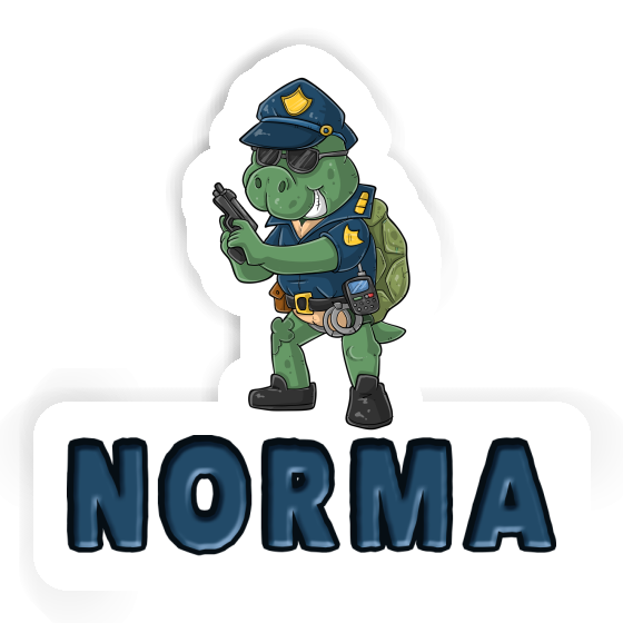 Sticker Norma Officer Notebook Image