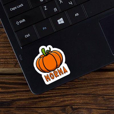 Kürbis Sticker Norma Laptop Image