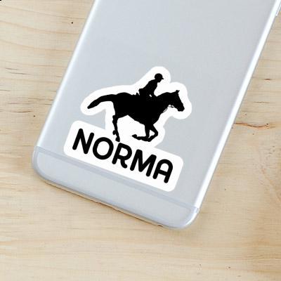 Horse Rider Sticker Norma Notebook Image