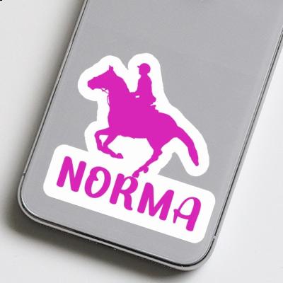 Sticker Norma Horse Rider Image