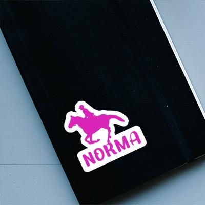 Sticker Norma Horse Rider Notebook Image