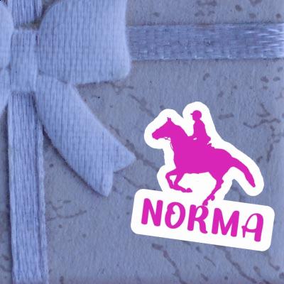 Norma Sticker Reiterin Notebook Image