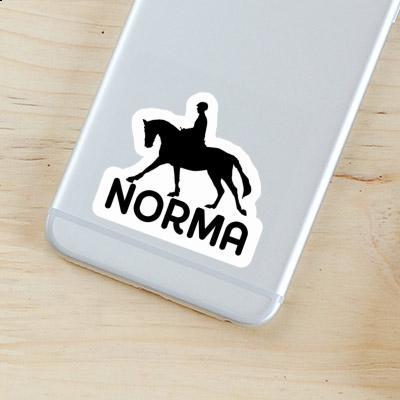 Norma Sticker Horse Rider Notebook Image