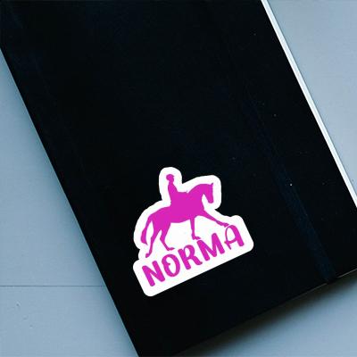 Norma Sticker Horse Rider Image