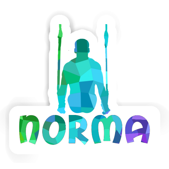 Sticker Norma Ringturner Notebook Image