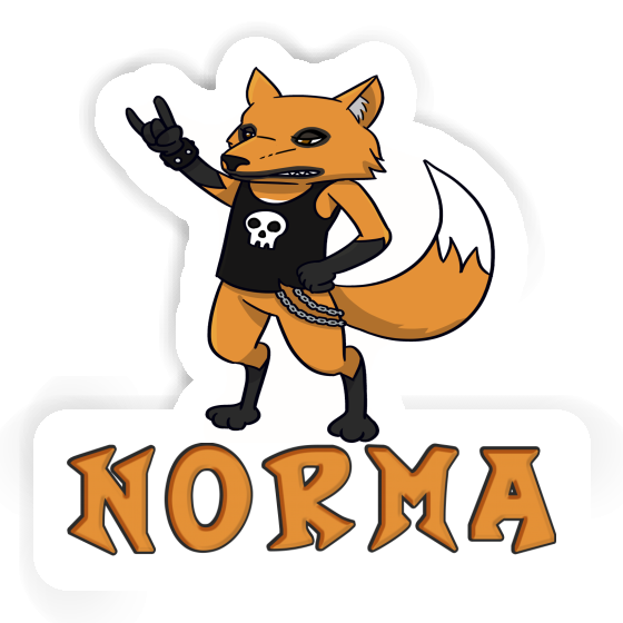 Sticker Rocker-Fuchs Norma Laptop Image