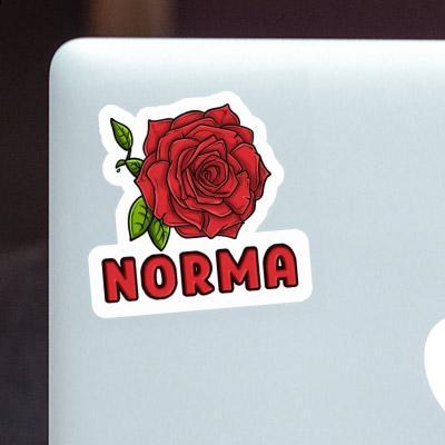 Rose blossom Sticker Norma Notebook Image