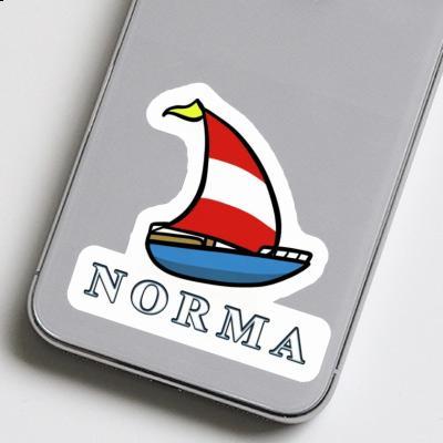 Segelboot Aufkleber Norma Notebook Image