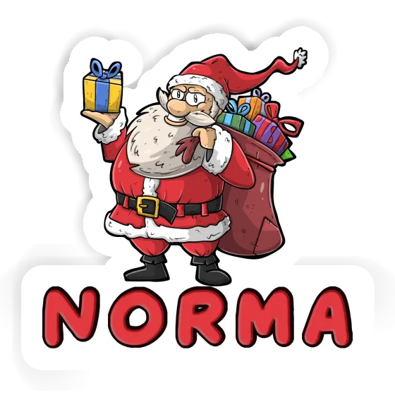 Autocollant Norma Père Noël Image