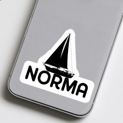 Voilier Autocollant Norma Notebook Image