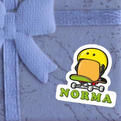 Skateboard-Ei Aufkleber Norma Gift package Image