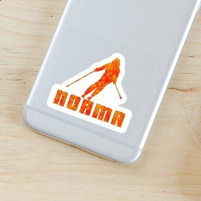 Sticker Norma Skier Image