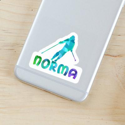 Sticker Norma Skier Image