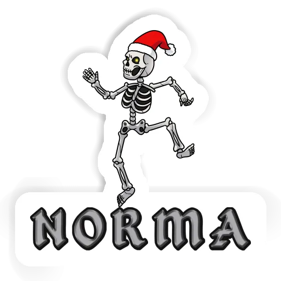 Sticker Norma Skull Notebook Image