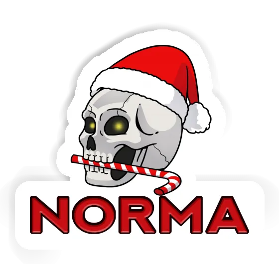 Aufkleber Totenkopf Norma Gift package Image