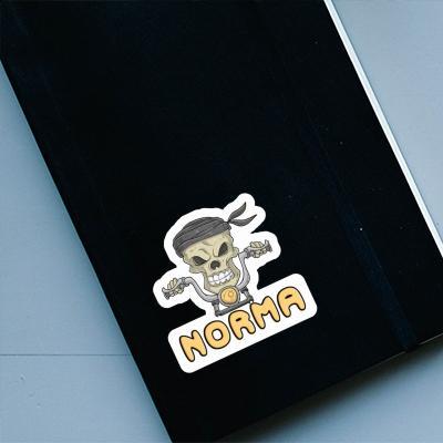 Motorbike Rider Sticker Norma Gift package Image