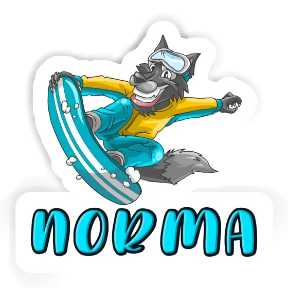 Sticker Boarder Norma Image