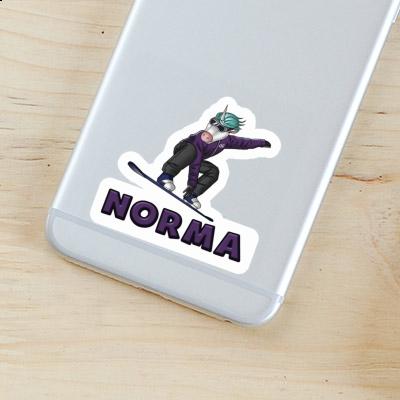 Snowboardeuse Autocollant Norma Gift package Image