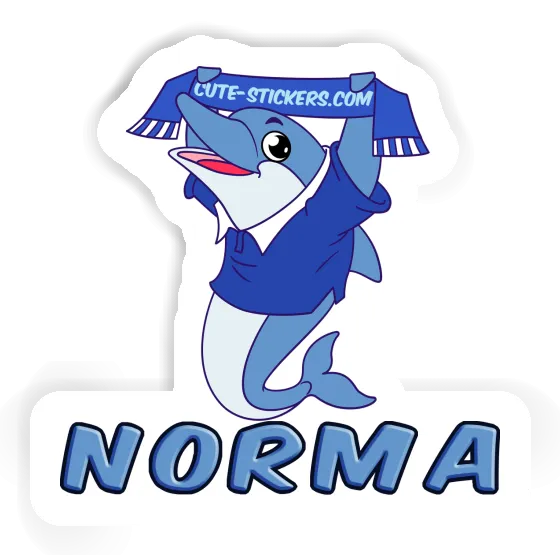 Norma Sticker Dolphin Notebook Image