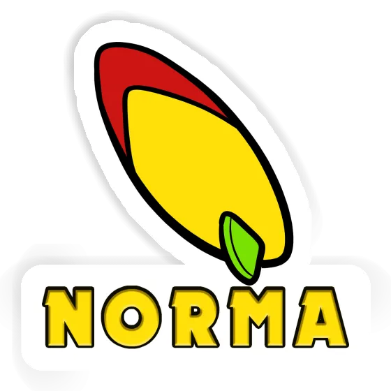 Sticker Norma Surfbrett Image