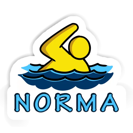 Schwimmer Sticker Norma Image