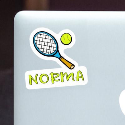 Sticker Tennis Racket Norma Laptop Image