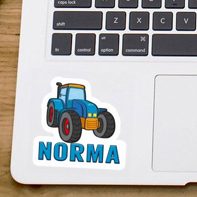 Norma Sticker Tractor Notebook Image