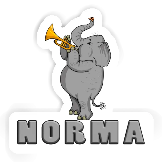 Sticker Elefant Norma Image