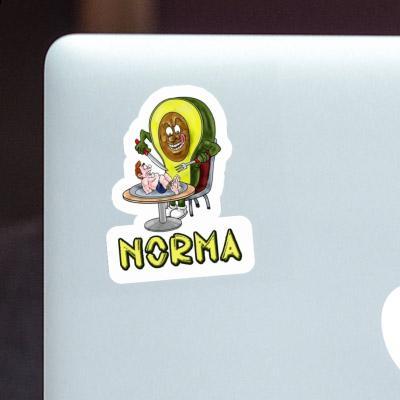 Norma Sticker Avocado Laptop Image