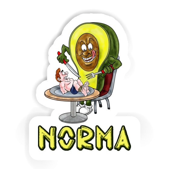 Aufkleber Norma Avocado Gift package Image