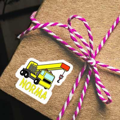 Sticker Vehicle Crane Norma Image