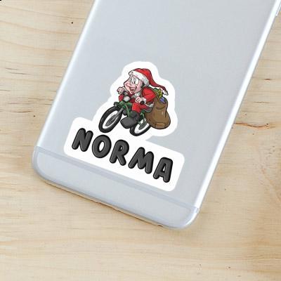 Norma Sticker Cyclist Image