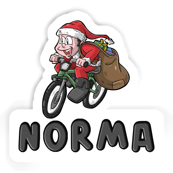 Norma Sticker Cyclist Image