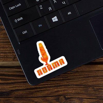 Windsurfer Sticker Norma Laptop Image