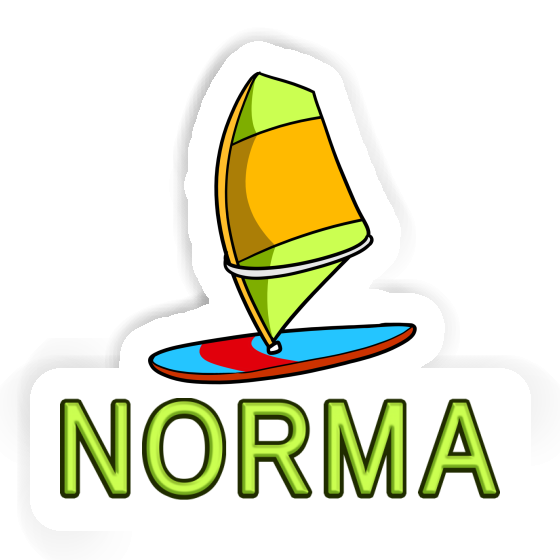 Windsurf Board Sticker Norma Notebook Image