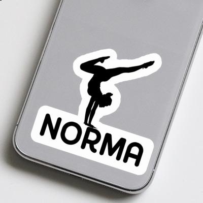 Sticker Norma Yoga Woman Image