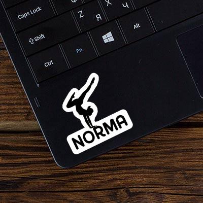 Sticker Norma Yoga Woman Image