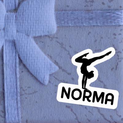 Sticker Norma Yoga Woman Image