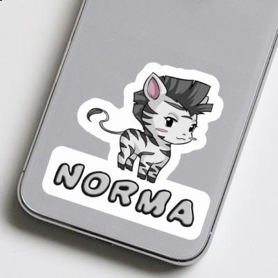 Sticker Zebra Norma Laptop Image