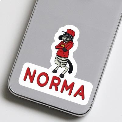 Sticker Norma Zebra Notebook Image