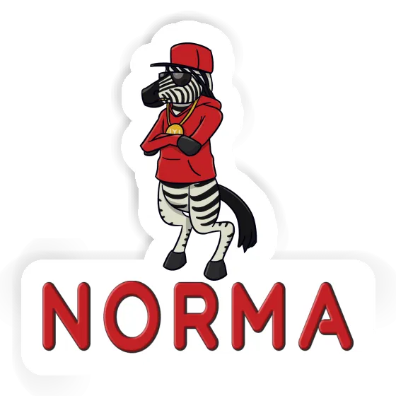 Sticker Norma Zebra Gift package Image