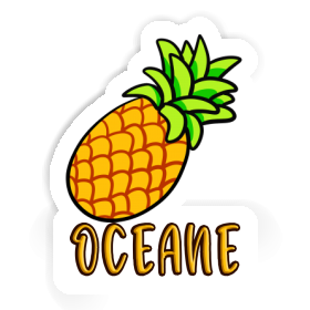 Aufkleber Oceane Ananas Image