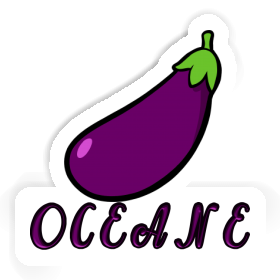 Aufkleber Oceane Aubergine Image