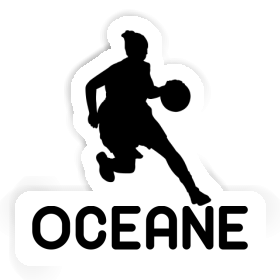 Basketballspielerin Aufkleber Oceane Image