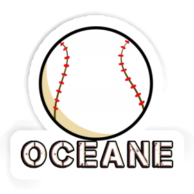 Sticker Baseball Oceane Image