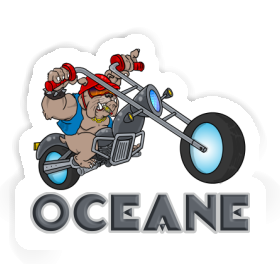 Motorradfahrer Sticker Oceane Image