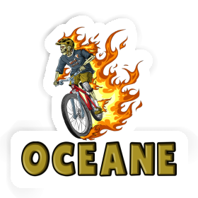 Sticker Mountainbiker Oceane Image